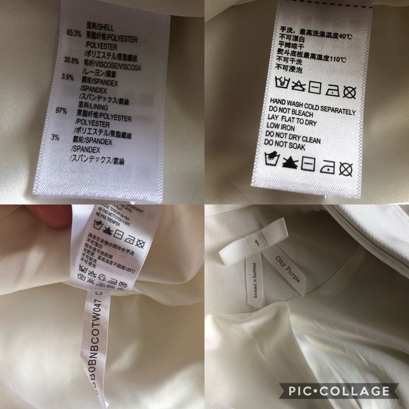 Bread n Butter City Purple White Coat, size 1 (M) - Picture 6 of 8